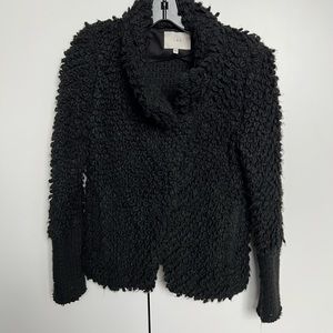 IRO shaggy jacket in XS cady